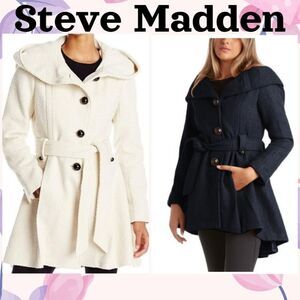 NWT Steve Madden Madden Girl Wool Blend Jacket Available in White or Black
